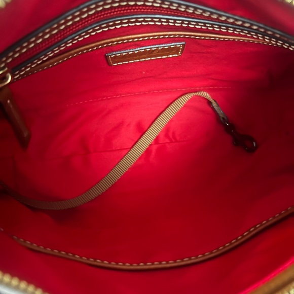 Dooney & Bourke White Pebble Leather Shoulder Bag - Picture 11 of 11